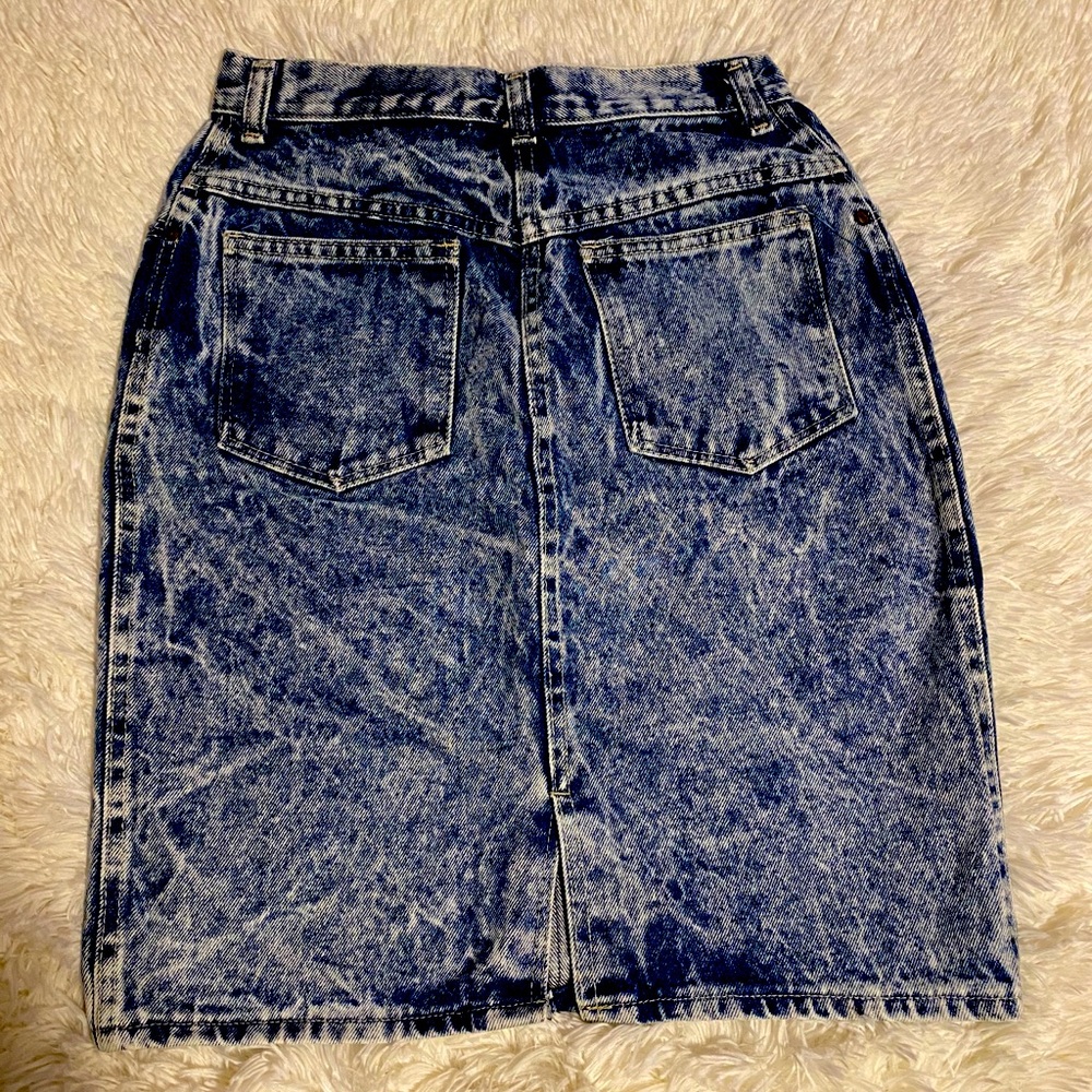 Vintage Gitano high waist Acid Washed skirt